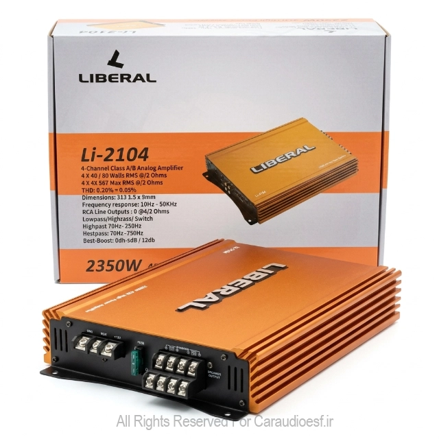 آمپلی فایر لیبرال مدل Li-2104 آمپلی فایر لیبرال مدل Li-2104