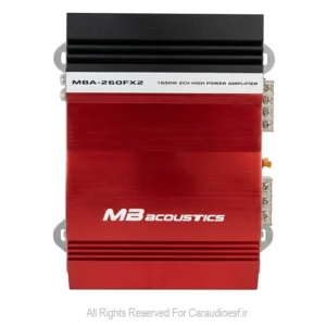 آمپلی فایر 2 کانال ام بی آکوستیک مدل MBA-260FX2