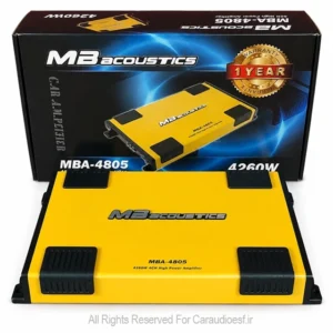 آمپلی فایر چهار کانال ام بی آکوستیک مدل MBA-4805