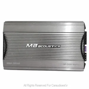 آمپلی فایر چهار کانال ام بی آکوستیک مدل MBA-7800B