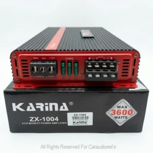 آمپلی فایر چهار کانال کارینا مدل ZX-1004