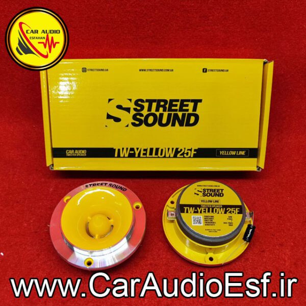 سوپر توییتر 3.5 اینچ استریت ساند مدل TW-YELLOW 25F