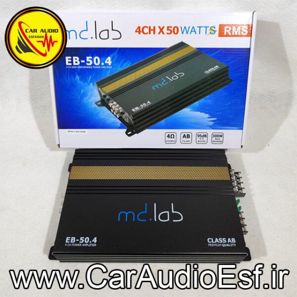 آمپلی فایر چهار کانال ام دی لب مدل EB-50.4