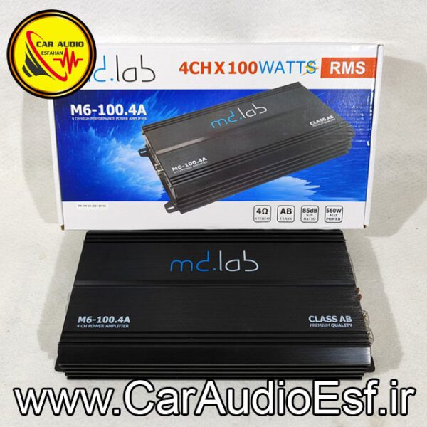 آمپلی فایر چهار کانال ام دی لب مدل M6-100.4A