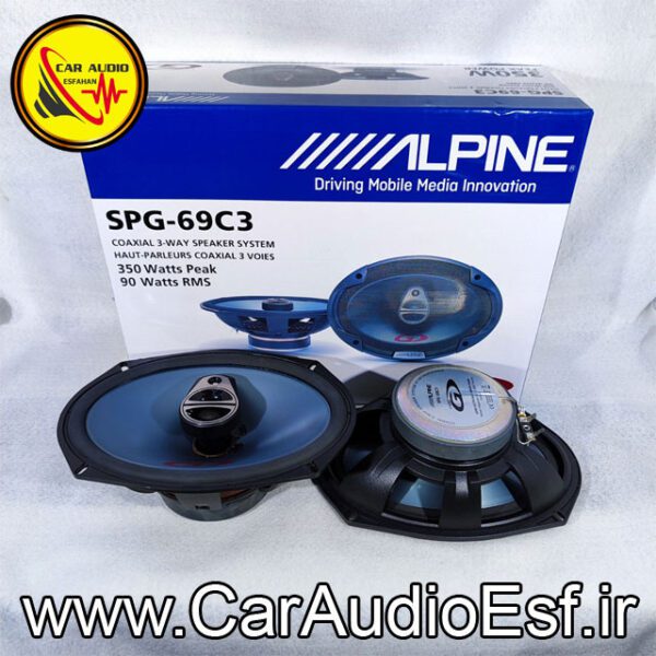 بلندگو بیضی آلپاین مدل  SPG-69C3